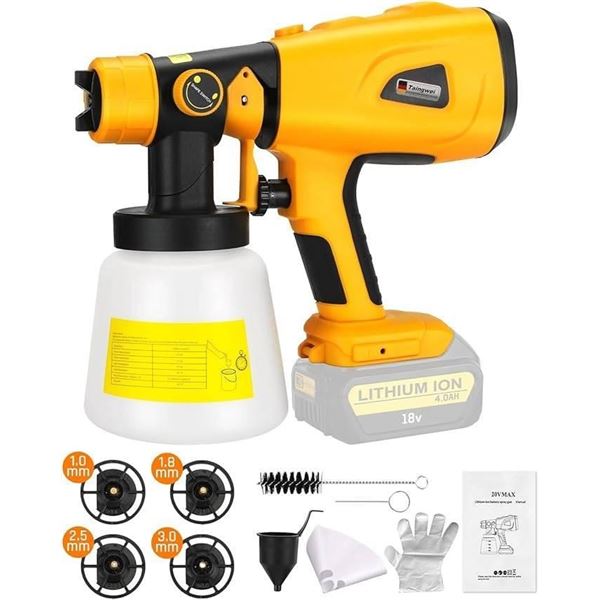 Li-Ion Portable Spray Gun for Professional Power Tools