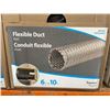 Image 3 : Imperial Ventilation Flexible Duct Vinyl, 6 in x 10 ft LOT OF 2