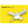 Image 1 : Bell & Howell Socket Fanlight with 1000 Lumens and Remote Control