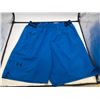 Image 1 : Under Armour Menâ€™s Fitted Shorts LG/G, Model 1370382, Blue