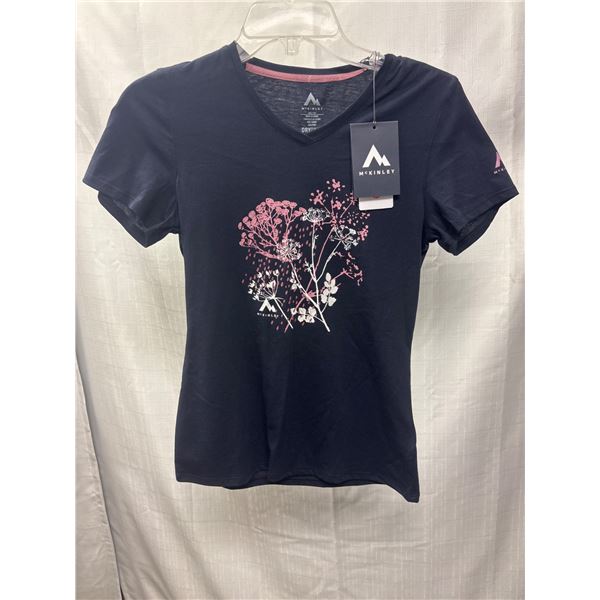 McKinley Womenâ€™s XS V-Neck T-Shirt with Dry Climate Material