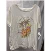 Image 1 : Roxy Womenâ€™s Hibiscus Paradise Shirt Snow White XL Model ARJZT08017