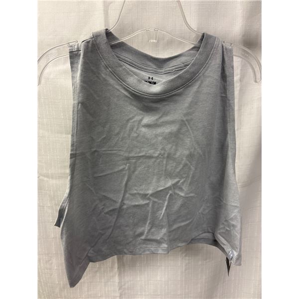 Under Armour Womenâ€™s Gray Tank Top, Size Medium, Loose Fit
