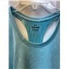 Image 2 : Under Armour Womenâ€™s XS Racerback Tank Top, Aqua Blue