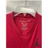 Image 2 : Jordan Red Youth T-Shirt With Embroidered Jumpman Logo â€“ Size M