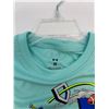 Image 2 : Under Armour Boysâ€™ 2T Short-Sleeve Shirt in Neo Turquoise