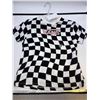 Image 1 : Vans Warped 66 Check Crew T-Shirt, Size Small (7-8)