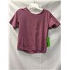 Image 1 : Womenâ€™s BLNCD Overlap Tee by Push in XS â€“ Rose Color