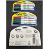 Image 2 : Lot of 3 Expo Ultra Fine Tip Dry Erase Markers, Set of 4, Multicolor