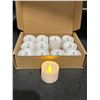 Image 2 : 12 Battery-Operated LED Flickering Flameless Tea Light Candles