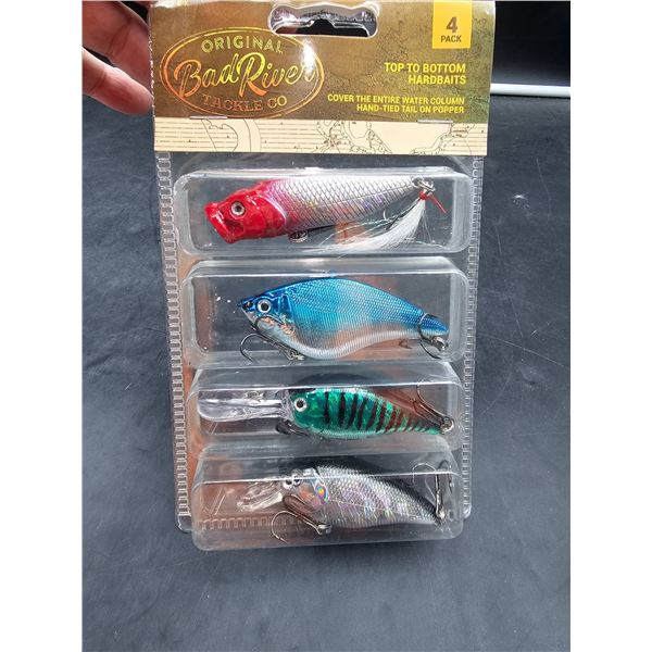Bad River 4-Pack Top-to-Bottom Hardbaits Fishing Lures