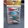 Image 1 : Bad River 4-Pack Top-to-Bottom Hardbaits Fishing Lures