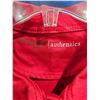 Image 2 : Wrangler Authentics Womenâ€™s Red Denim Jacket Size XL