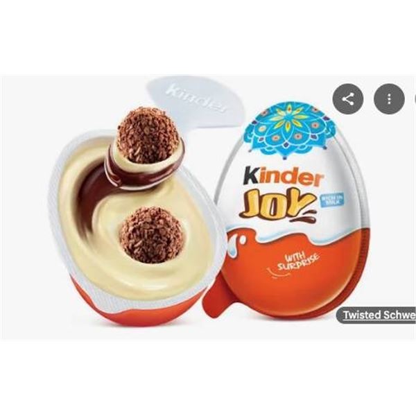 Kinder Joy Chocolate Eggs â€“ 12 Units, 20g Each