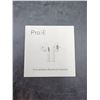 Image 2 : Pro 4 True Wireless Bluetooth Headset with Charging Case â€“ White