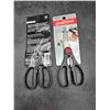 Image 2 : Good Cook Stainless Steel Multipurpose Kitchen Scissors, Set of 2