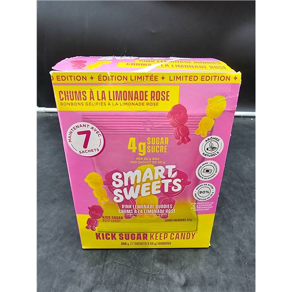 Smart Sweets Limited Edition Pink Lemonade Gummies, 7 Sachets