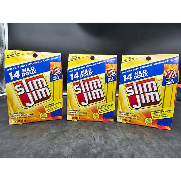 Slim Jim Snack Size Sticks 14 Mild Doux 112g (3 Units)