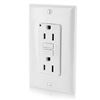 Image 1 : Leviton SmartlockPro GFCI Outlet with Wallplate, 15 Amp, 125 Volt