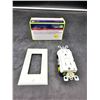 Image 2 : Leviton SmartlockPro GFCI Outlet with Wallplate, 15 Amp, 125 Volt