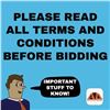 Image 1 : Auction Depot Terms and Conditions Notification Sign