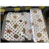 Image 1 : Polka Dot and Crest Printed Fabric Roll