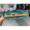Image 2 : Teal and White Floral Fabric Roll