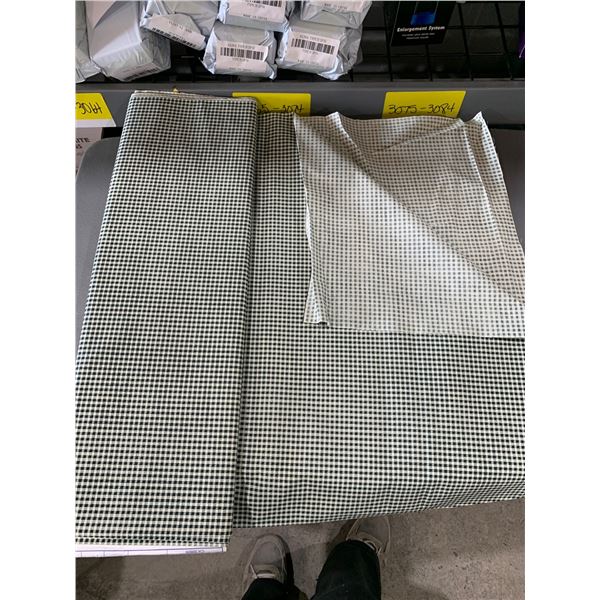 Cotton Fabric with Checkered Pattern,