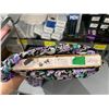Image 2 : Purple and Black Floral Printed FabricÂ