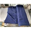 Image 1 : Blue Fabric Roll With Floral Pattern