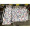 Image 1 : Floral Patterned Fabric Yardage with Rose and Berry Motif