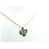 Image 1 : 10KT Yellow Gold Heart with Sweet 16 Pendant and Gold Plated Sterling Silver Chain, W/A $300.00.