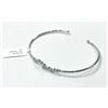 Image 1 : Sterling Silver CZ Bangle Bracelet, Retail $250.00.