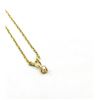 Image 2 : 10KT Yellow Gold Natural Diamond (0.02ct) Pendant with Gold Plated Sterling Silver Chain, W/A $250.0