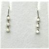 Image 2 : 10KT Yellow Gold Opal Dangling Drop Earrings, Retail $350.00. Opal is the birthstone for October.