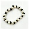 Image 1 : Freshwater Pearl with Onyx Beads Bracelet, Retail $200.00.