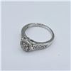 Image 1 : Sterling Silver Natural Diamond (0.15ct) Ring, Size 7, W/A $765.00. Diamond is the birthstone for Ap