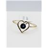 Image 2 : 10KT Yellow Gold Natural Blue Sapphire (0.17ct) Ring, Size 3.75, W/A $580.00. Sapphire is the births