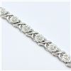 Image 2 : Sterling Silver Natural Diamond (0.25ct) Bracelet, W/A $1020.00. Diamond is the birthstone for April