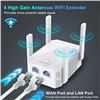 Image 1 : Edtiske Dual Band WiFi Extender with Dual Antennas