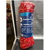 Image 1 : Ben-Mor Diamond Braid Rope 3/8 in x 100 ft Polypropylene Red and Yellow