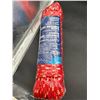 Image 2 : Ben-Mor Diamond Braid Rope 3/8 in x 100 ft Polypropylene Red and Yellow