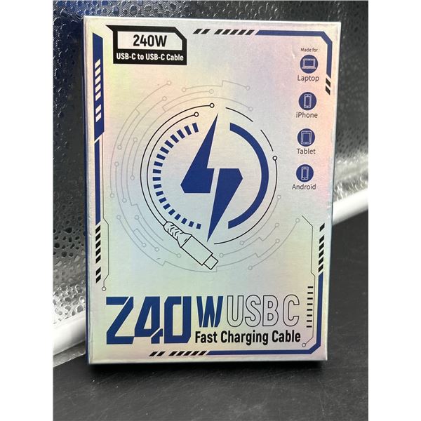 240W USB-C Fast Charging Cable with E-Marker Chip for Multiple Devices