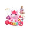 Image 1 : Dborki Unicorn Keyboard for Ages 0+ with Music and Lights