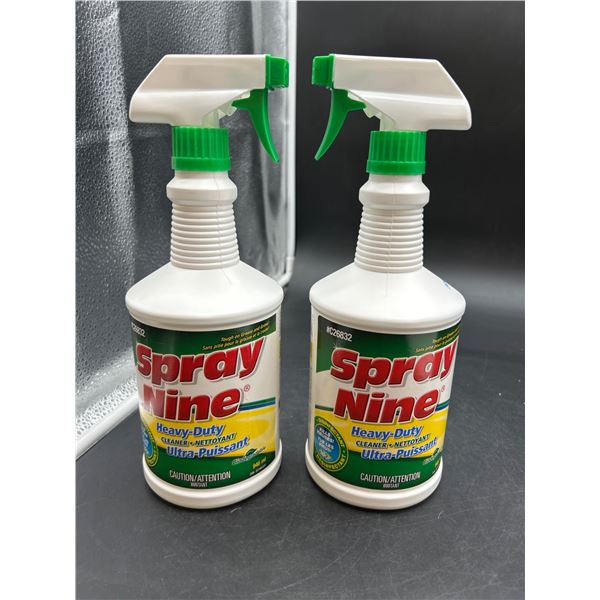 Spray Nine Heavy-Duty Cleaner Disinfectant 946 mL Bottles â€“ Lot of 2