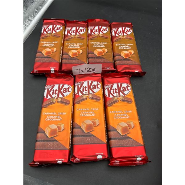 Kit Kat Caramel Crisp 7 Bars of 120G Each