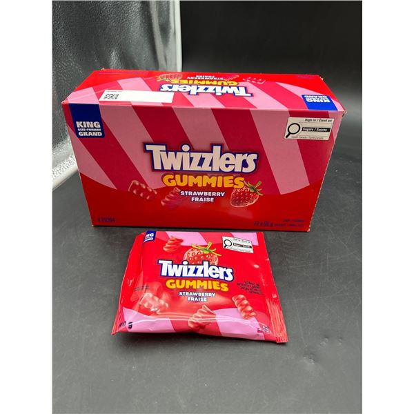 Twizzlers Gummies Strawberry Fraise 12 x 90 g, King Size