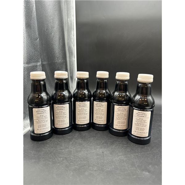 Lot of 6 Pilot Flying J Brazil Cold Brew Concentrate 3:1 Bottles, 473ml each