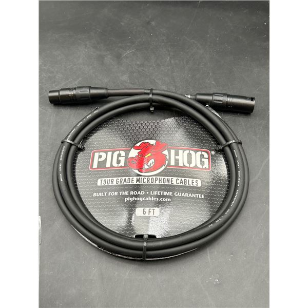 Pig Hog Tour Grade 6-Foot Microphone Cable PHM6 XLR