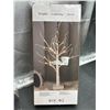 Image 2 : EAMBRITE Tabletop TreeÂ  Decoration, Mini Birch Tree with Lights, 24 LED Lighted Money Tree White Tw